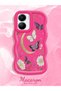 Vivo Y56 Compatible Wavy Frame Moon Butterfly and Flower Pattern Silicone Phone Case