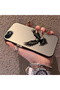 iPhone 7/8/Se 2020 2022 Compatible Hard Acrylic Back Silicone Edge Lens Protection Case - 4
