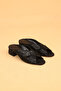 Women's Snake Skin Patterned Orthopedic Heeled Slippers - 3