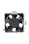 AC Axial Cooling Blower Exhaust Rotary Fan (12x12x3.8cm) Black, 12 cm - 5