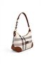 Cream - Tan Plaid Women's Shoulder Bag Sp1277 - 2