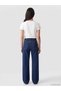 Vizyon New Season White Crew Neck Women's T-Shirt with Stones - 4
