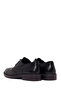 Men's Black Lace-Up Leather Casual Shoes Wm680047Dv - 6