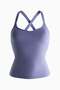Integral-bra sports top with SoftMove™