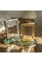 Premium Metal Picture Frame with Acrylic Base, Vintage Floral Hollow Pattern Desktop Photo Display Stand, Modern Home Decor for Living Room, Bedroom, Office, Stylish Gift for Family & Friends. - 5