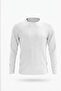 T-Shirt Boy's Basic White T-Shirt Long Sleeve 100% Cotton Crew Neck Unprinted Tshirt - 7