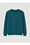 Vizyon New Season Petrol Crew Neck Men's Thick Sweatshirt - 5