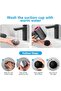 Suitable for Suction Hooks 2 Pieces Wall Suction Cup Waterproof ABS Removable Reusable Black - 4