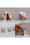 Suitable for Hooks Stainless Steel Set of 6 Pieces Self-Adhesive Wall No Drill Clothes Holder - 3