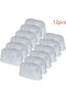12-Pack Coffee Machine Filter Cartridges - Activated Carbon Water Filter - White
