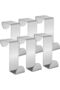 Stainless Steel Door Hooks - A set of 6 stainless steel door hooks