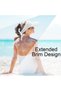 Three-piece sun hat set - Sun hat - UV protection - Quick-drying - Women's sun hat - Knit hat - Summer beach hat - Sports hat - White, beige and pink - 5