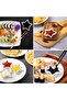 6-Piece White Star Ceramic Dipping Sauce Bowls (37ml) - Small Spice Cup & Sushi Soy Sauce Plate Set for BBQ & Herbs - 3