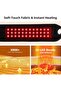 Suitable for Wireless Wrist Hand Heating Pad Massager Pain Relief Heated Brace Carpal Tunnel Red Light Black - 2