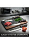 3-Piece Kitchen Knife Set with Sheaths, Ultra-Sharp Boning & Cleaver Knives for Meat Trimming & Vegetable Prep, Ergonomic Cutlery for Home Kitchens & Chefs - 4