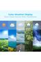 Wireless indoor/outdoor weather station, wireless weather station with outdoor sensor, digital thermometer and hygrometer - 3