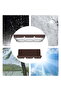 Double Garden Chair Replacement Cover Outdoor Patio Hammock Weather-Resistant Easy Install Foldable Clean Coffee Color - 4