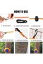 Extendable Clothesline Non-Slip Portable Travel 10m 10 Holding Loops 20 Clips Outdoor Camping Accessories Green-A - 4
