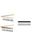 Multifunctional wooden hat rack and sock clip with 12 clips - 2
