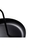 Round jewelry tray, decorative plastic round tray with handle, black. - 3