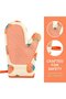 Oven Gloves Heat Resistant Up to 230C Non-Slip Silicone Cotton Hanging Loop for Cooking Grilling Baking Pack of 2 27x18 cm Orange - 3