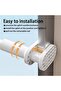 Extendable Wall-Mounted Travel Clothes Rack - Space-Saving Portable Drying Hanger - 12.5*5.9*8.7 cm - White - 2