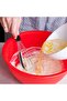2-Piece Manual Stainless Steel Egg Beaters with Ergonomic Design Durable Lightweight for Mixing, Beats, Baking, Kitchen - 2