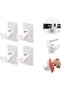 4 pieces/pack, suitable for curtain rods and curtain rod brackets, for use in bathrooms, bedrooms, and living rooms.