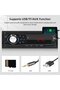 DIN Bluetooth Car Radio Hands-free Calling Single DIN Car Radio, USB, TF card, AUX Audio, FM with Remote Control - 4