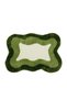 Cool and stylish cloud-patterned rug for room décor, perfect for modern bedrooms and living rooms (60 x 90 cm, green). - 2