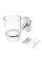 Stainless Steel Spencer Glass Holder for Bathroom | Toothbrush Holder - 4