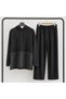 Women's Hijab Ornamented Pocket Garni Detailed Tunic Tracksuit Top and Bottom Set Ah-Y11003Mt - 5