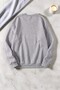 Unisex Good Night Heart Printed Crew Neck Sweatshirt - 2