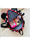 Figured Mini Mouse Girls' Kindergarten Bag Nursery Bag Mini Backpack Polka Dot Lightweight Daily School Bag Zippered Cute Design 27X23X8 cm Pink Red - 3