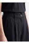 Esvab • Modern & Distinctive Women's Pleated Fabric Pants with Waist Drawstring - 4