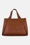 Women Brand Logo Handbag, Brown