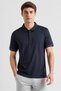 Men Sportswear Fit Short Sleeve Outdoor Polo Shirt, Dark Grey