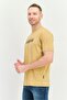 Men Slim Fit Solid Chino Pants, Tan - 2