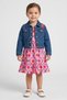 Toddlers Girl 2 Pieces Denim Jacket With Dress, Multicolor