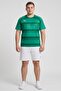 Men Sportswear Fit Short Sleeve Training Jersey, Green - 2