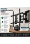 Primestar Heavy-Duty Full Motion TV Wall Mount for 50–120 Inch LED, LCD, OLED & Smart TVs, 75 kg Load Capacity, VESA up to 900 × 600 mm, Swivel, Tilt, Extend & Rotate, Black - 3