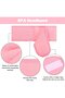 3-Piece Set, Adjustable Terry Cloth Headband, Spa Face Headband, Velcro Closure, Elastic Headband, Hairband, Gray, 62 x 8.5 cm, makeup, yoga, skincare - 3
