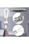 6-Pack Towel Hanging Clips with Braided Cotton Loops for Kitchen & Bathroom (Beige, 11.5 x 2.3 cm) - 2