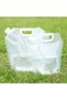 4-pack collapsible water bladders for outdoor use; 5-liter water bladders for hiking and camping; large-capacity car water buckets. - 4