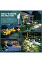 12-Pack Outdoor Waterproof Stainless Steel Solar Garden Lights - LED Landscape Path Lighting (Cool White) - 2