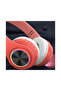 Foldable high-fidelity stereo smart wireless earbuds, suitable for home and office, red. - 5