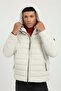 Men's Slim Fit Hooded Stone Coat