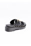 Stud‑Detail Platform Slide Sandals - 4
