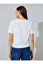 White Regular Fit Round Neck T-Shirt - 5