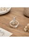 Adjustable Women's Ring with Cute Cat Figure and Spiral Tail - 2